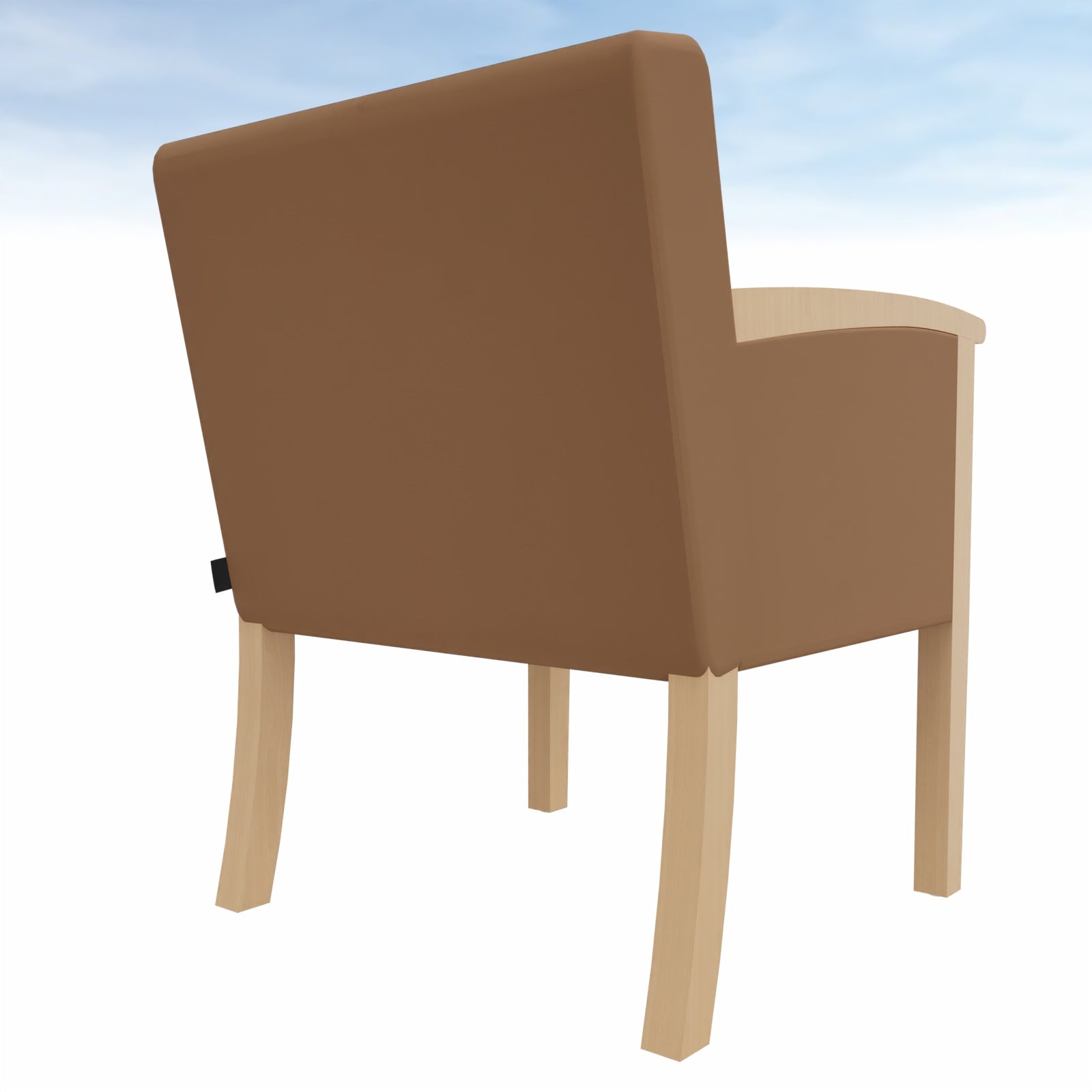 Sessel Santana – Massivholz-Polstersessel mit Gurtpolsterung und hoher Belastbarkeit - Bild 4