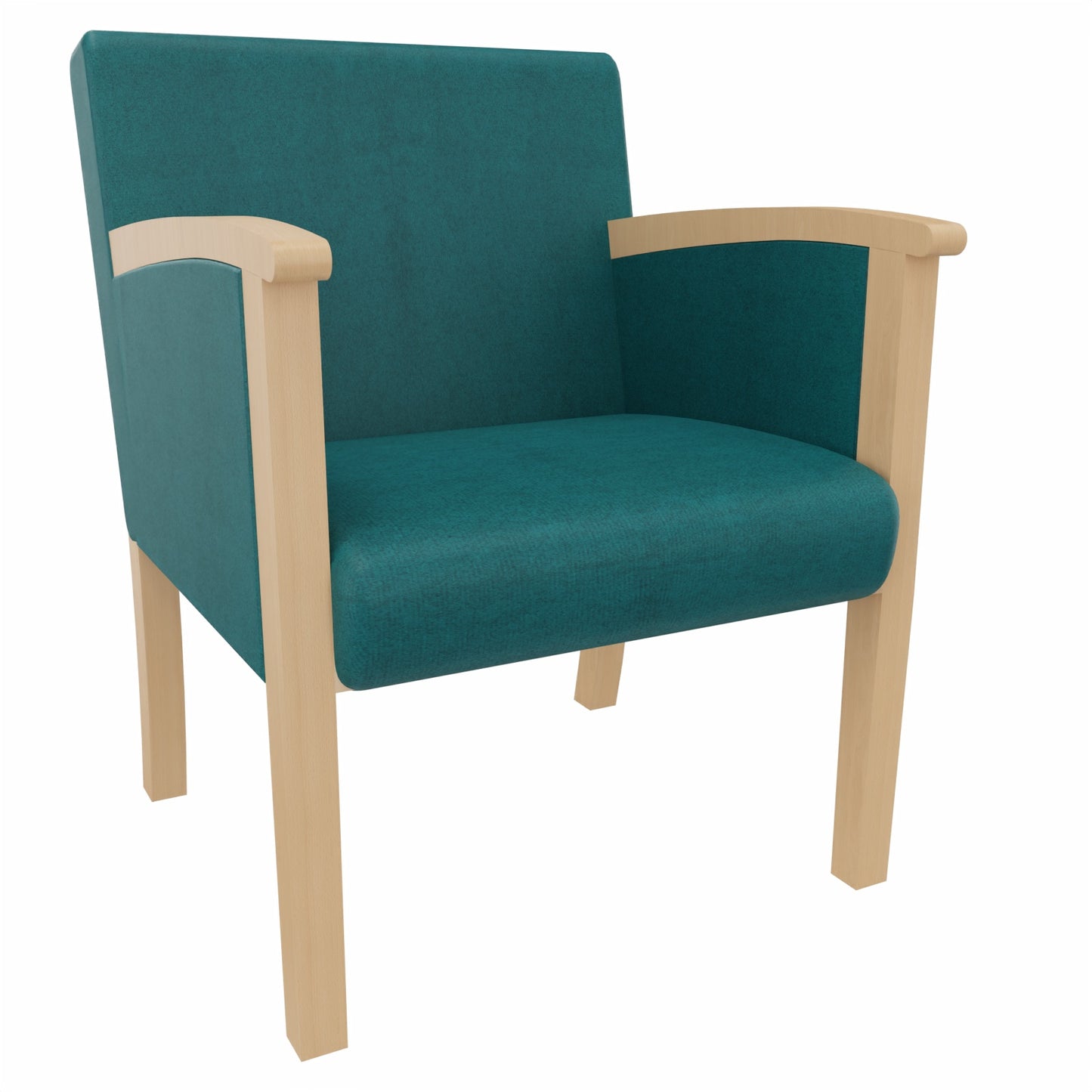 Sessel Santana – Massivholz-Polstersessel mit Gurtpolsterung und hoher Belastbarkeit - Bild 8