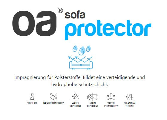 OA SOFA CARE & PROTECTOR Set 500ml – Polsterreiniger & Imprägnierspray im Geschenkset, PFC-frei & biologisch abbaubar - Bild 5