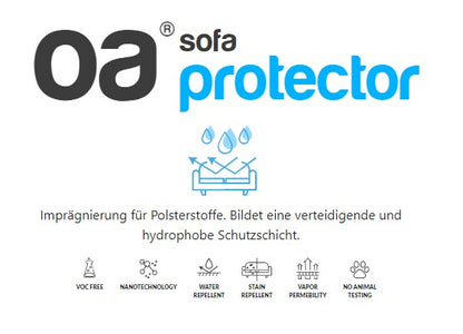 OA SOFA CARE & PROTECTOR Set 500ml – Polsterreiniger & Imprägnierspray im Geschenkset, PFC-frei & biologisch abbaubar - Bild 5