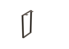 Tischfuß SR24 Metall – 64×72 cm, schwarz pulverbeschichtet für Esstisch & Schreibtisch - Bild 1