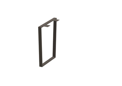 Tischfuß SR24 Metall – 64×72 cm, schwarz pulverbeschichtet für Esstisch & Schreibtisch - Bild 1