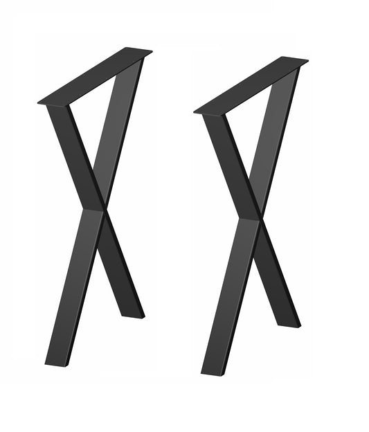 Tischgestelle SR46 (2er-Set) – Metall Tischkufen 55×72 cm im Industrial Design - Bild 1