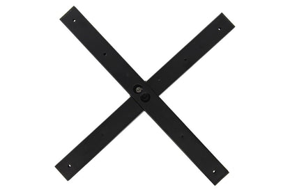 Tischgestell SH-5002-7/B mit rechteckigem Sockel – Schwarze Tischsäule 73cm aus pulverbeschichtetem Stahl, höhenverstellbar - Bild 5