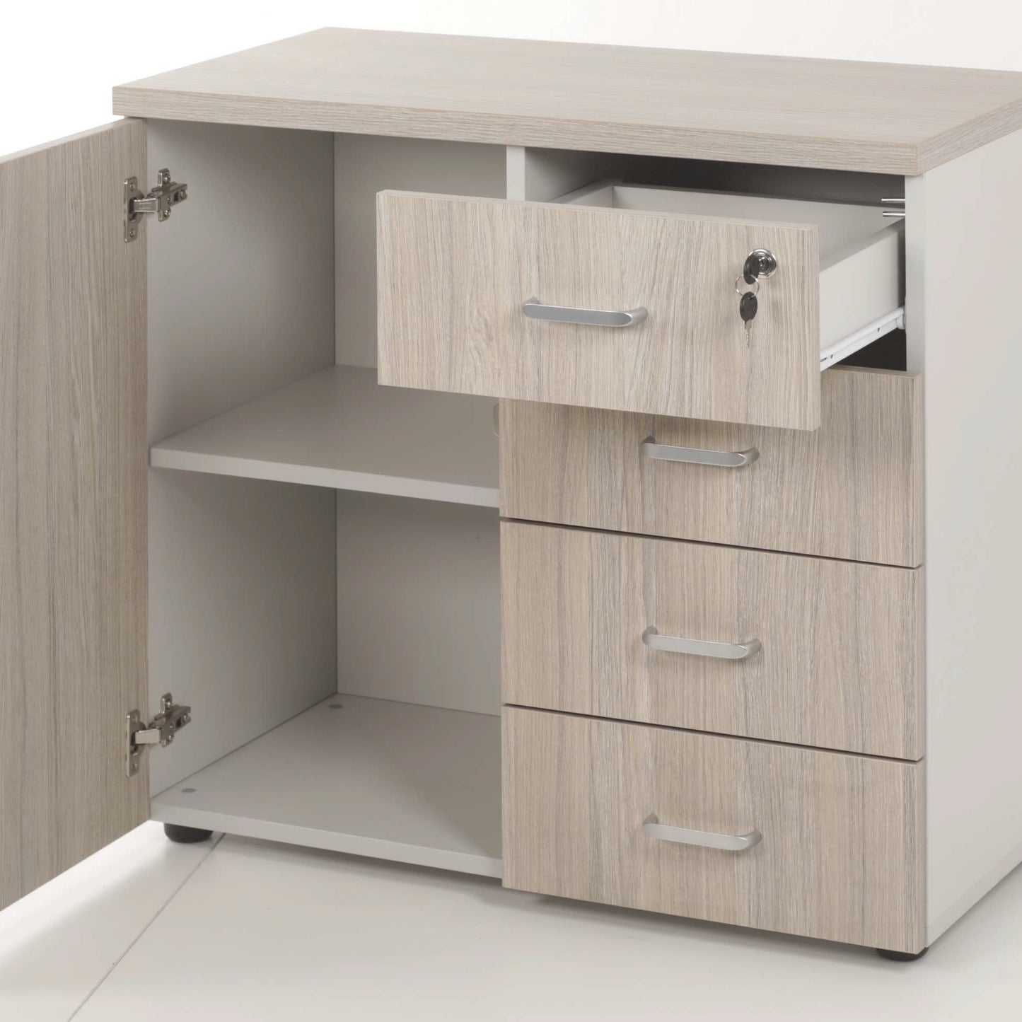 Büromöbel-Set eOptimal Z05L – 5-teilig & vormontiert geliefert - Bild 20