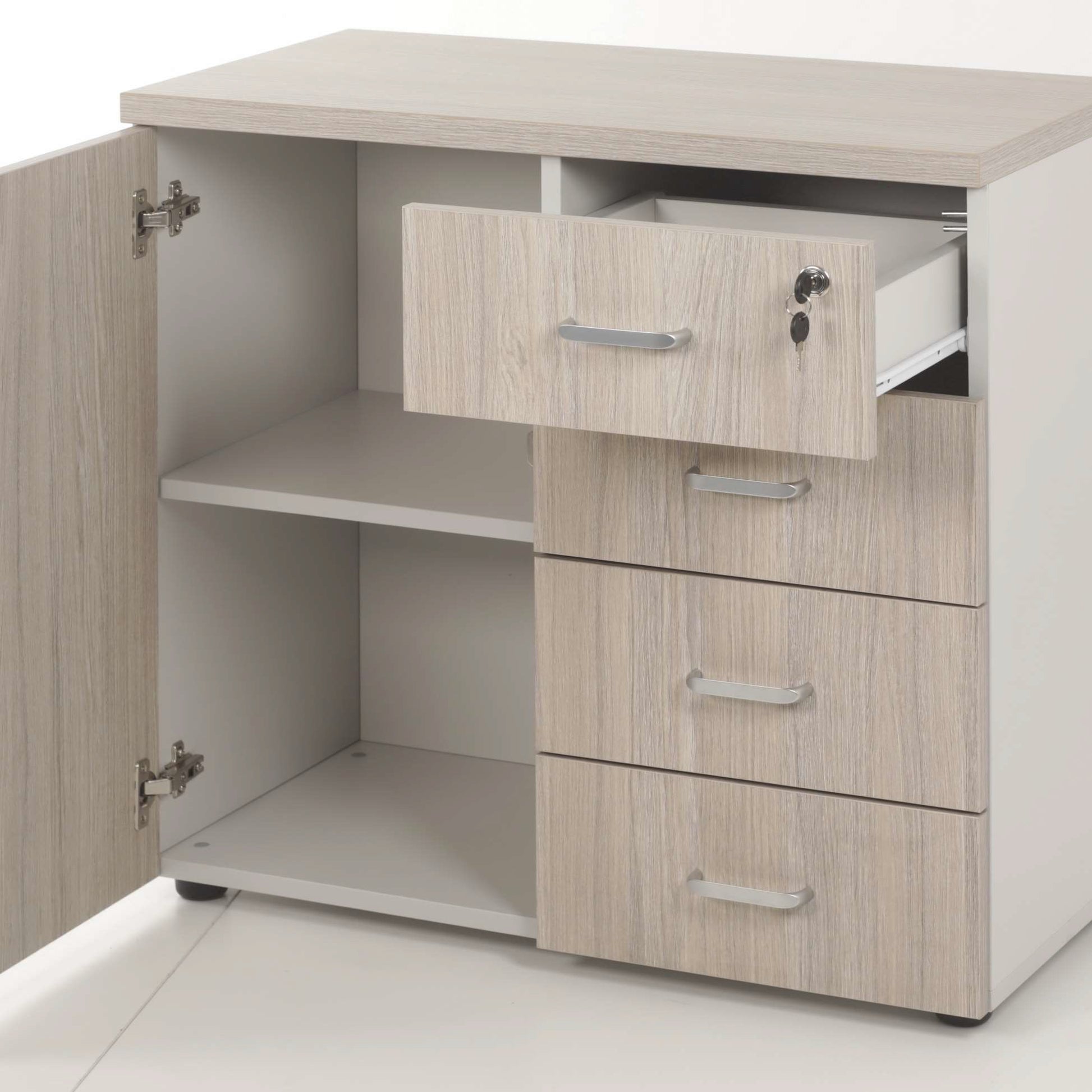 Büromöbel-Set eOptimal Z05L – 5-teilig & vormontiert geliefert - Bild 20